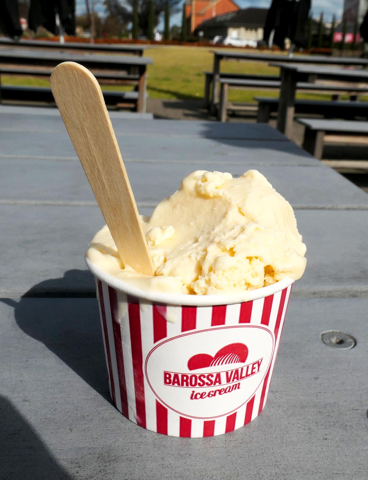 Honey and rosemary ice cream from Barossa Valley Ice cream 