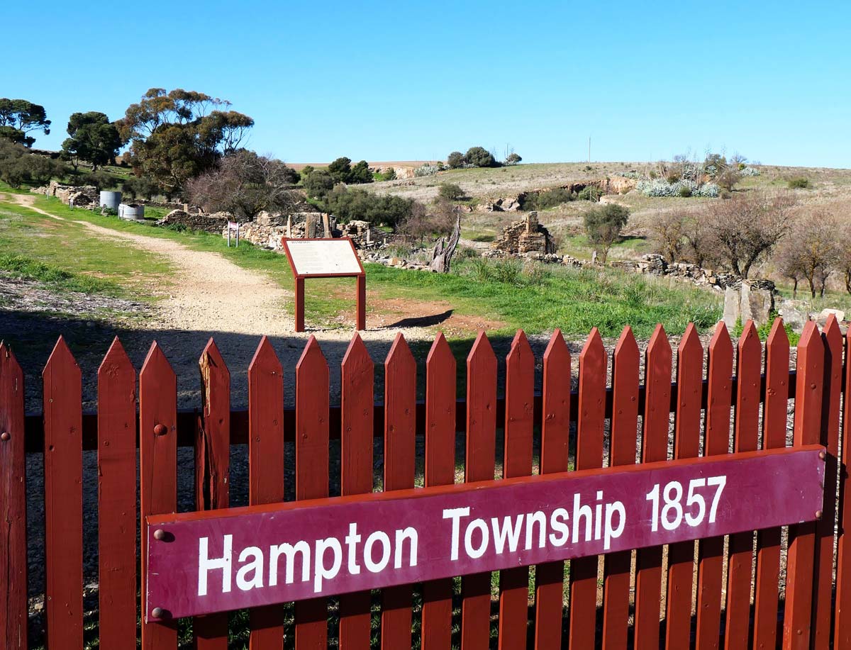 The abandoned village of Hampton. Located in Burra, Clare Valley, South Australia.