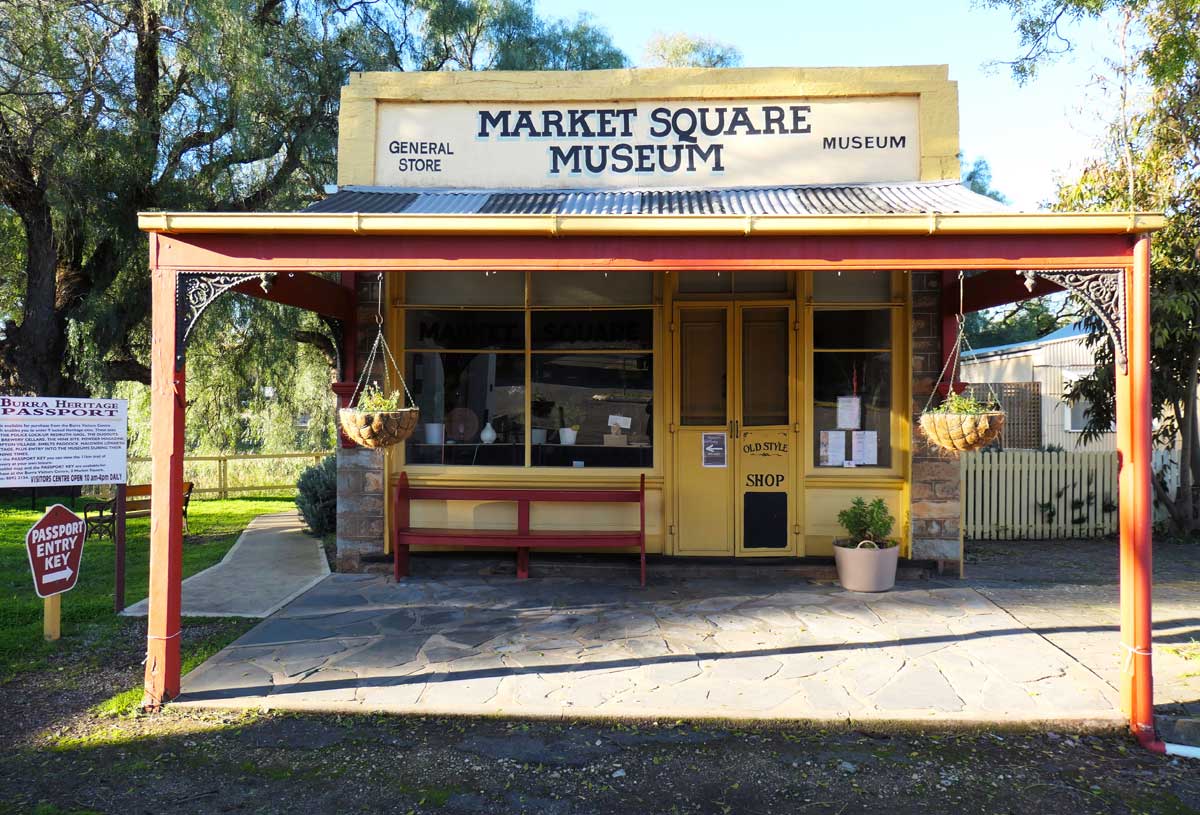 Market Square Museum (in the area of Burra that was originally known as Kooringa). Located in Burra, Clare Valley, South Australia.