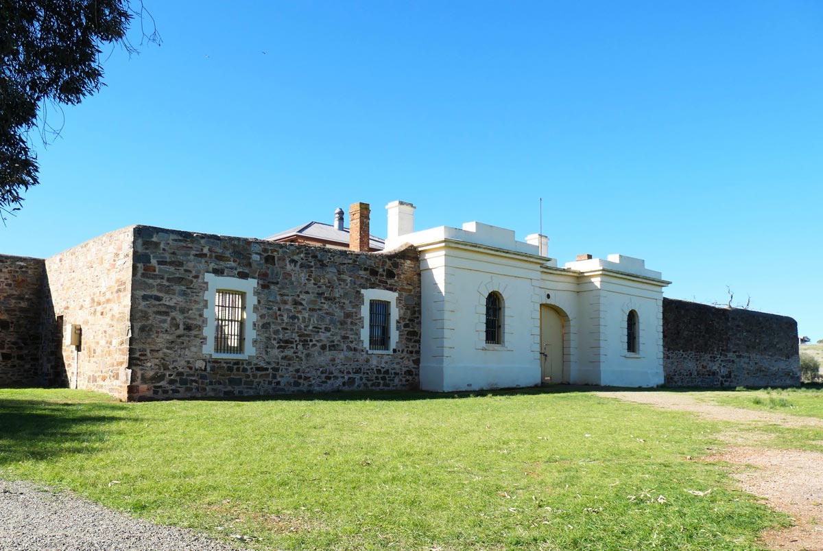 Redruth Gaol. Located in Burra, Clare Valley, South Australia.