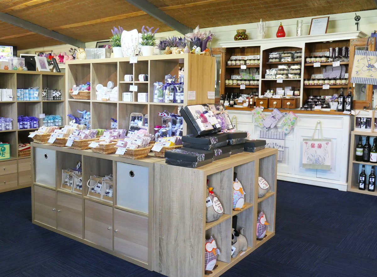 Shop full of lavender products 