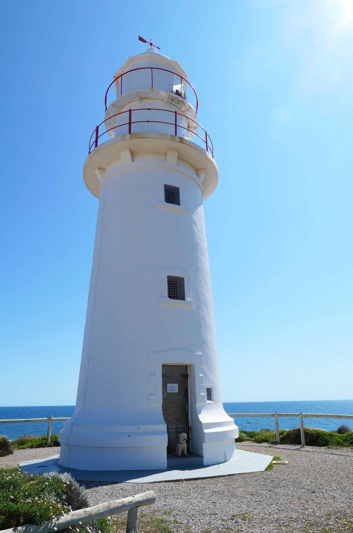 Corny Point Lighthouse in the Lower Yorke Peninsula