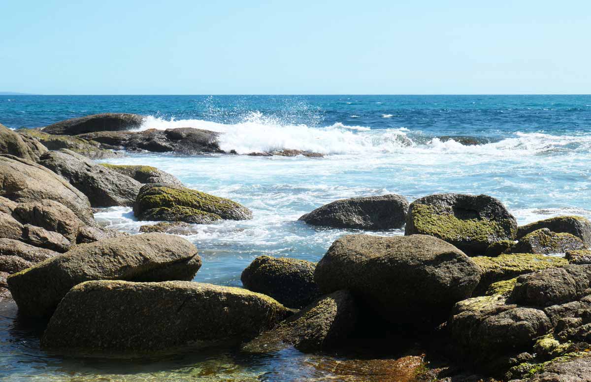 Granite rocks at Browns Beach