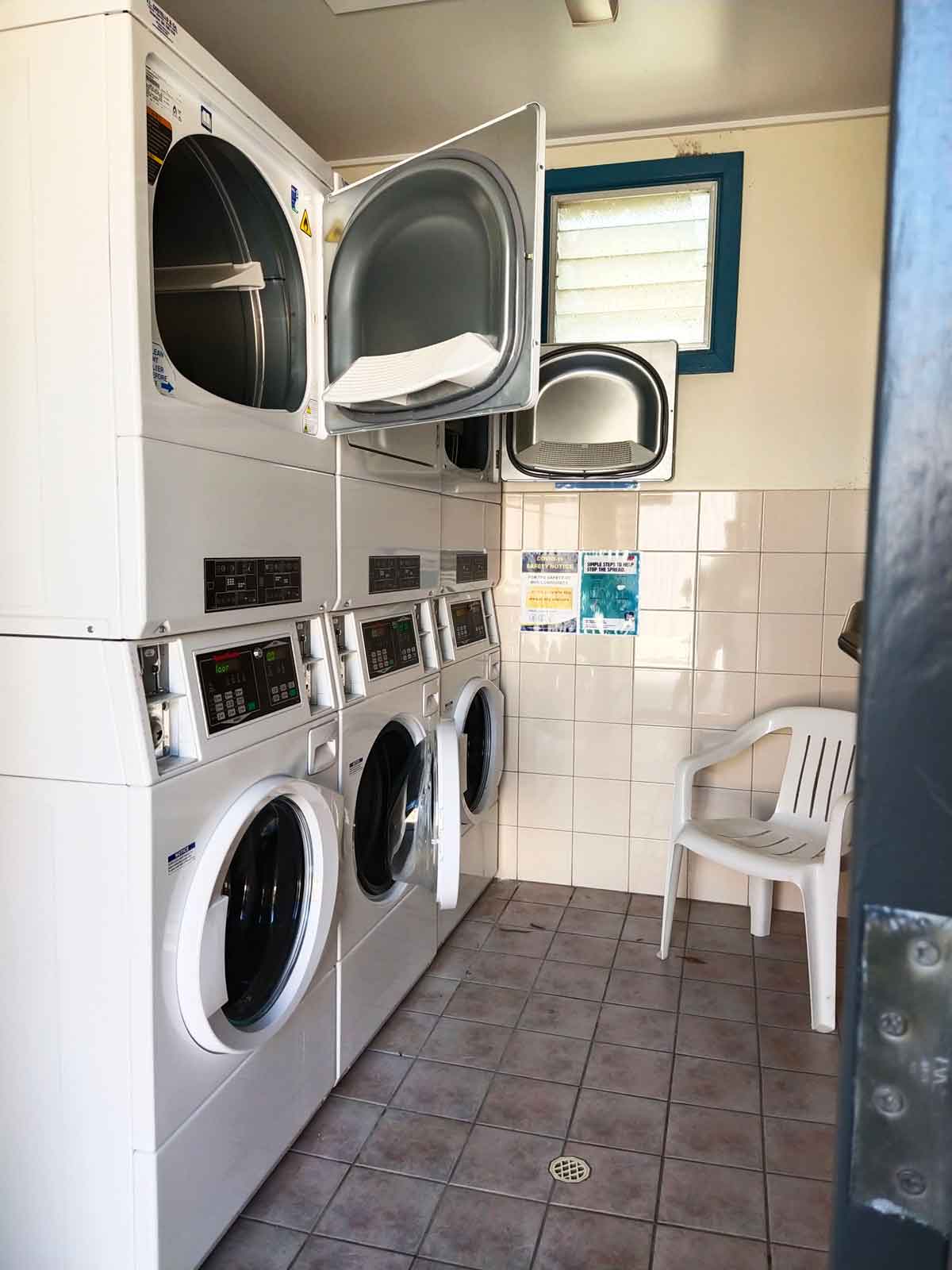 Laundry room at Marion Bay Caravan Park