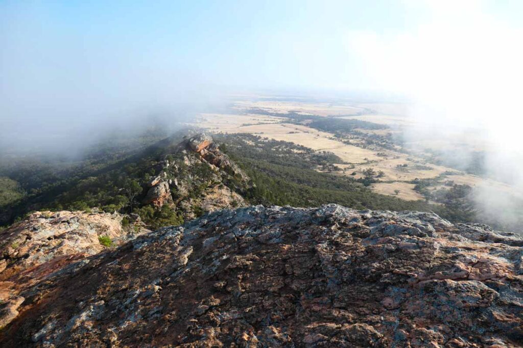 View from the summit of Devil's Peak in Quorn