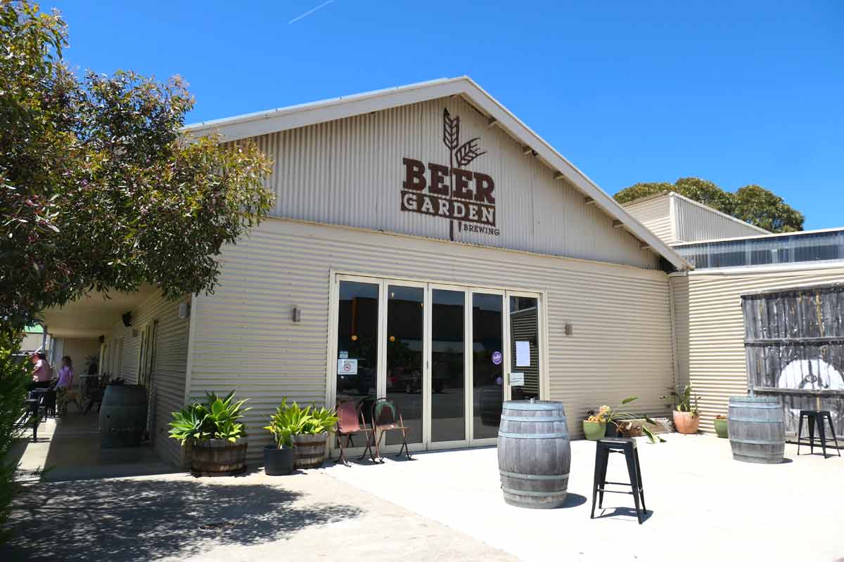 Beer Garden Brewing building. Located in Port Lincoln, Eyre Peninsula, South Australia.