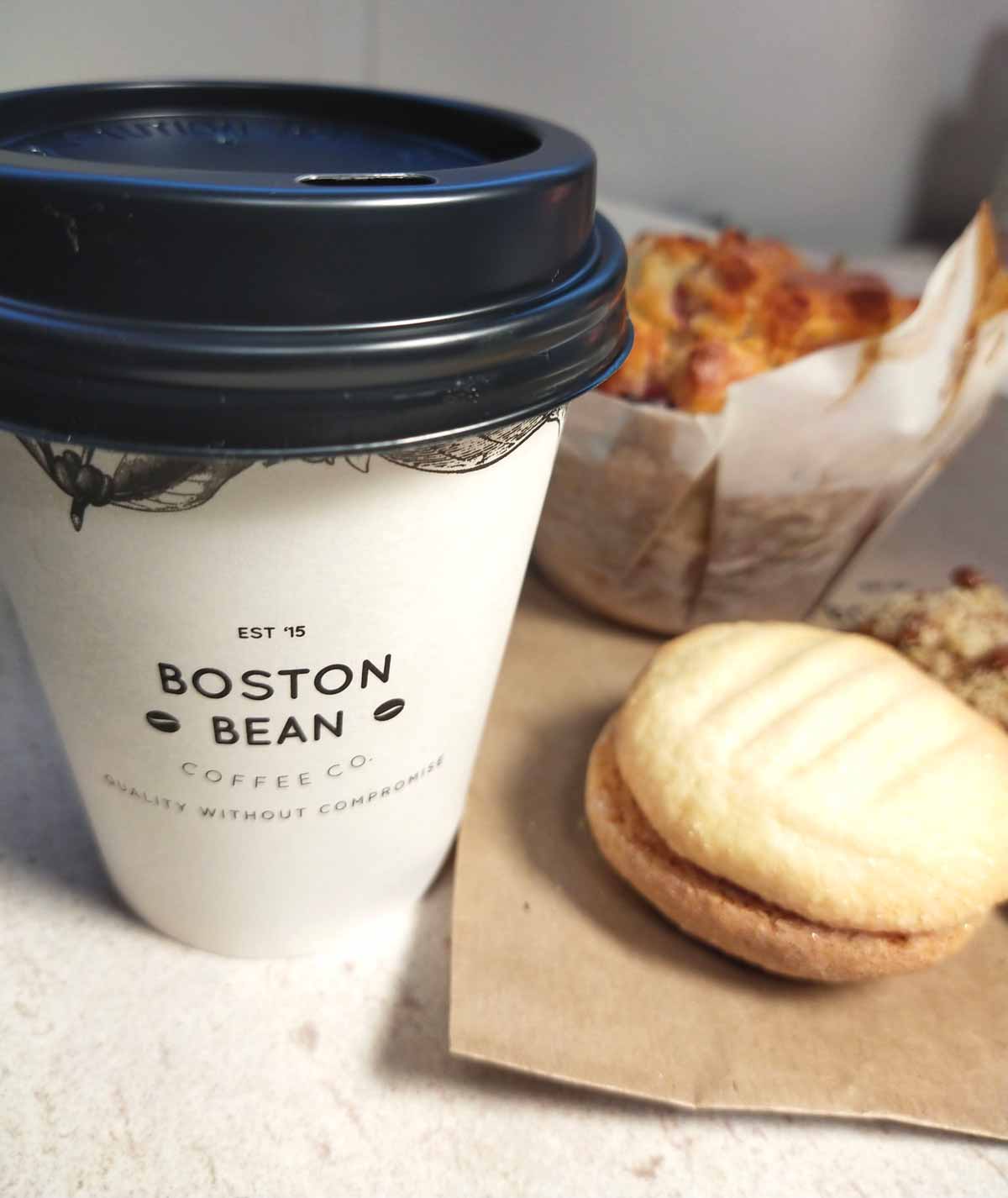 Takeaway coffee and sweet treats from Boston Bean Coffee Company. Located in Port Lincoln, Eyre Peninsula, South Australia.