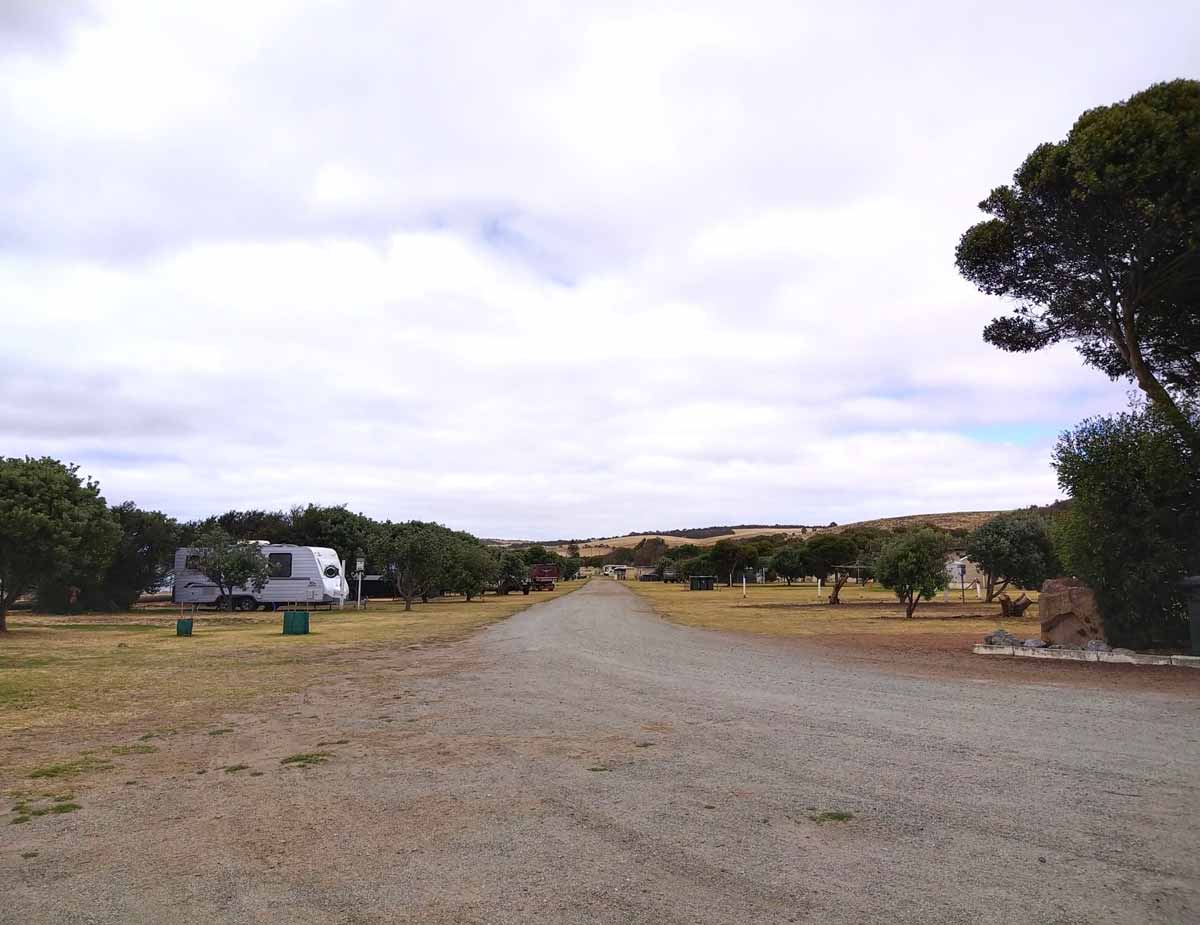 Port Lincoln Caravan Park, North Shields. Located near Port Lincoln, Eyre Peninsula, South Australia.