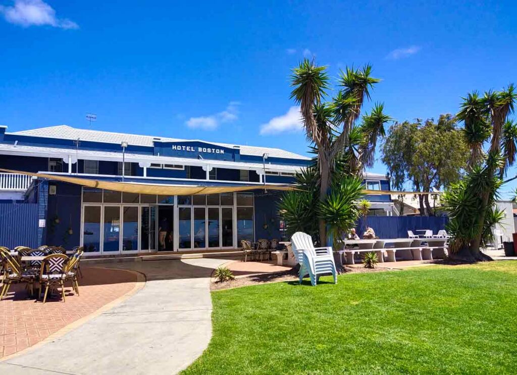 Hotel Boston building. Located in Port Lincoln, Eyre Peninsula, South Australia.