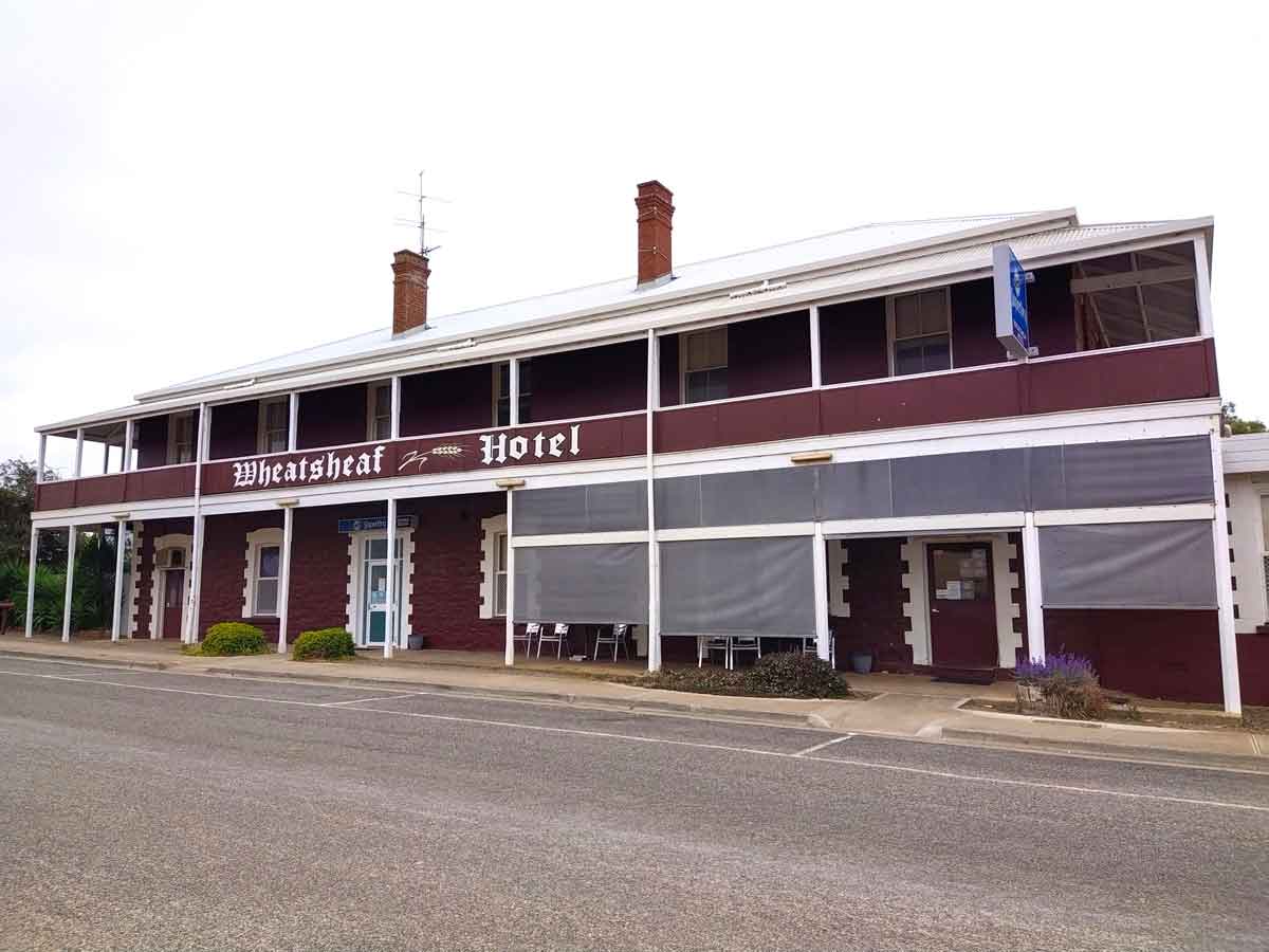 The Wheatsheaf Hotel, North Shields. Near Port Lincoln, Eyre Peninsula, South Australia.