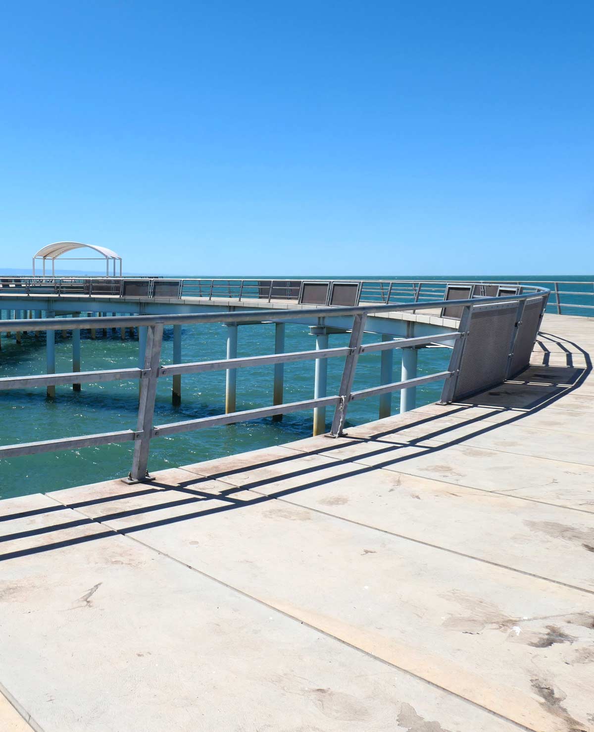The Whyalla Circular Jetty. Eyre Peninsula, South Australia