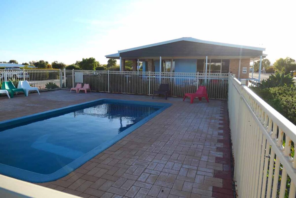 Pool & Recreation Room at Streaky Bay Islands Caravan Park. Located in Streaky Bay, Eyre Peninsula, South Australia.
