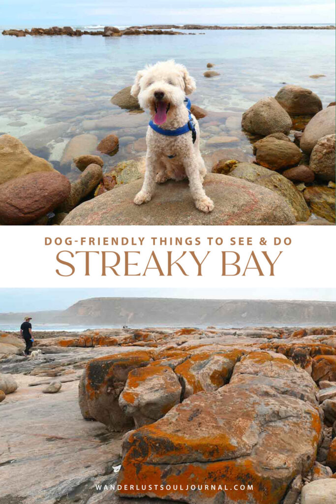 Pinterest cover featuring Smooth Pool & The Granites in Streaky Bay. Eyre Peninsula, South Australia.